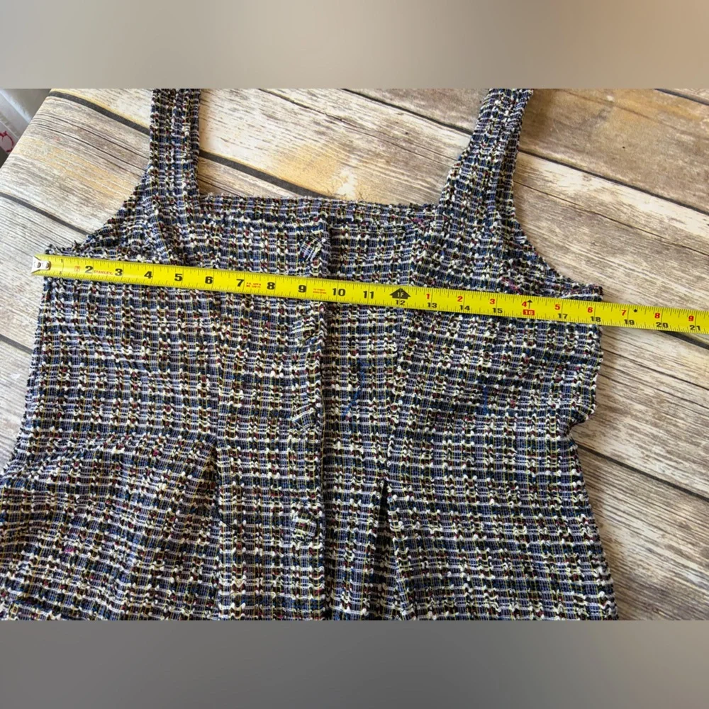 Free People Maxx‎ Tweed Mini Dress - Midnight Combo